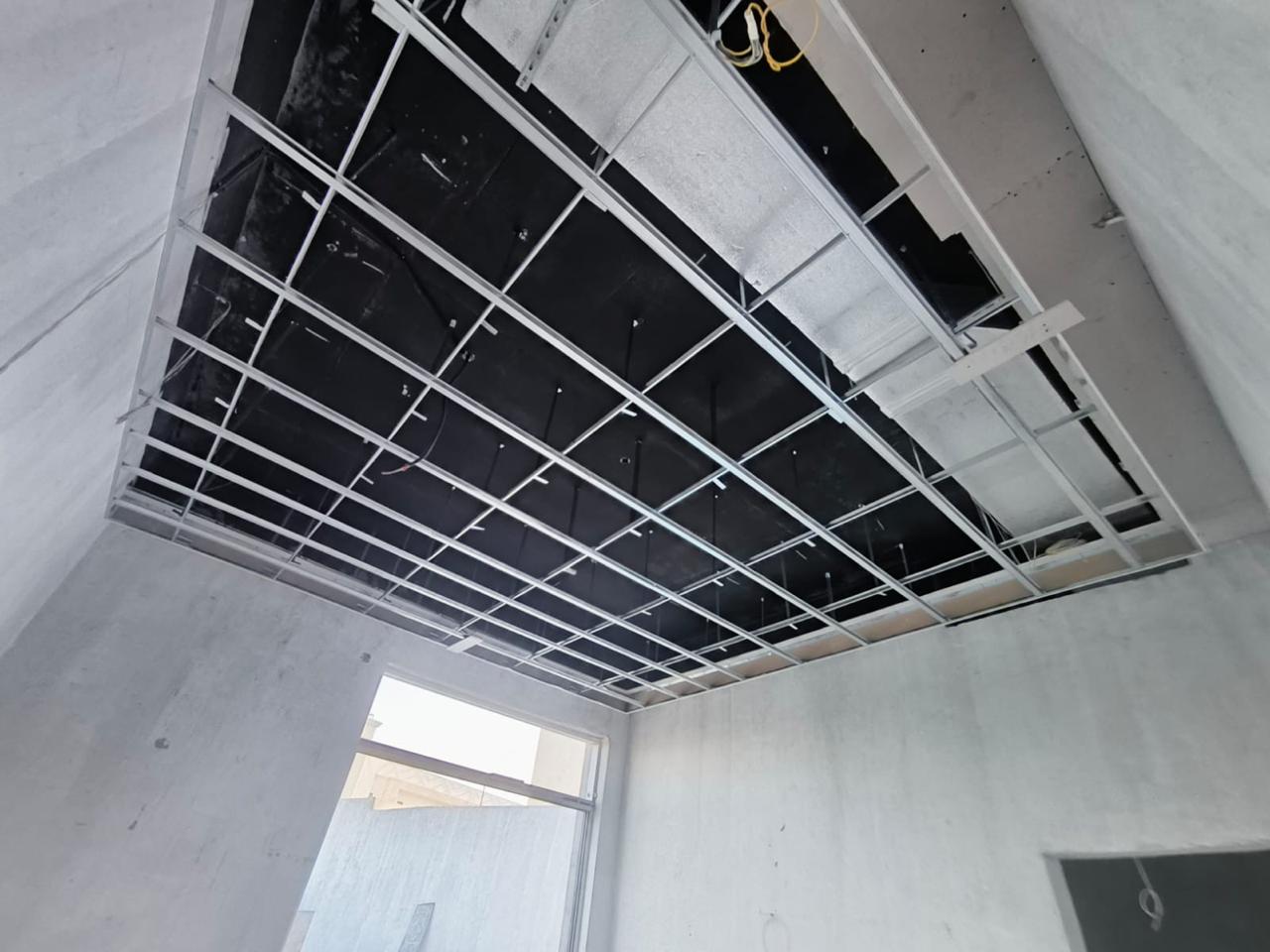 Staircase tiling in progress