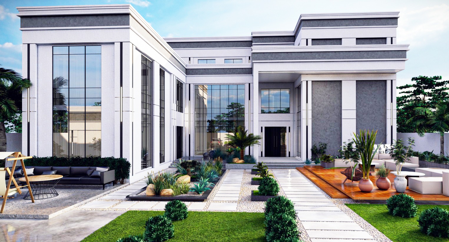 Villa – Al Nahyan Camp, Abu Dhabi – residential project in Al Nahyan Camp, Abu Dhabi