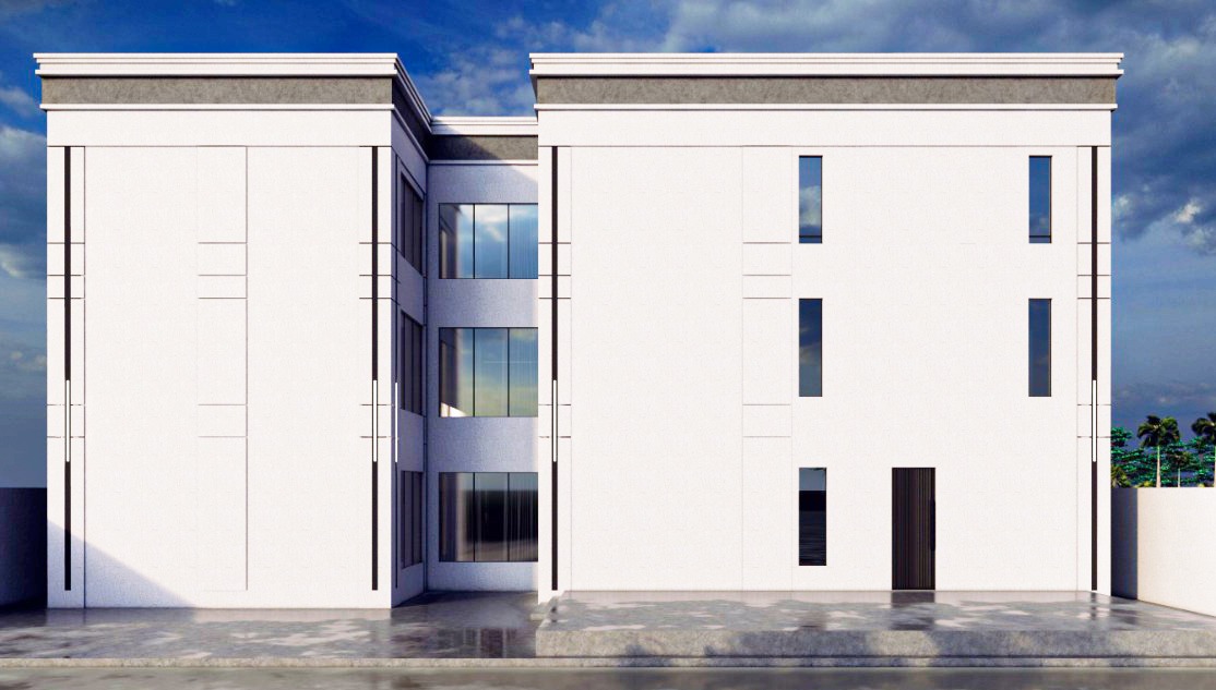 Side elevation render