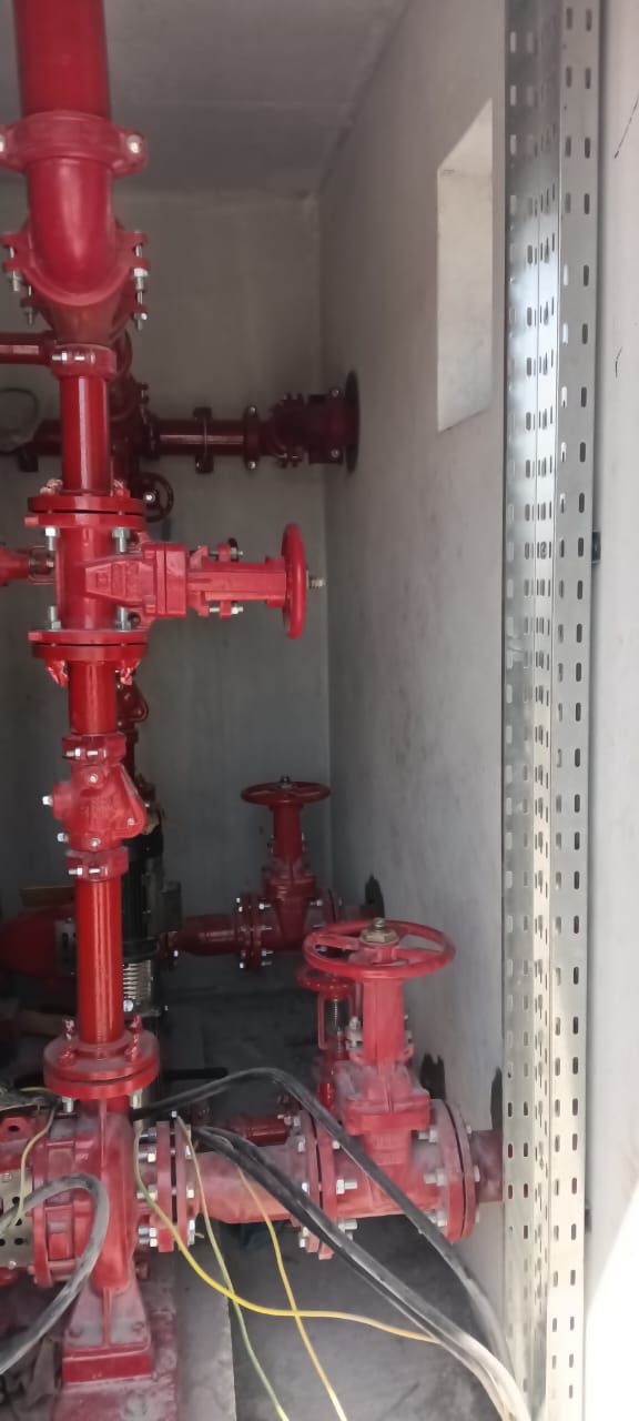 Fire valve assembly and piping – fire suppression Abu Dhabi