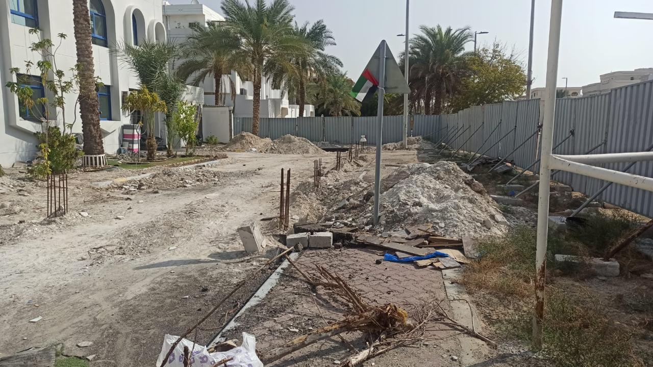 Landscaping site preparation and excavation Abu Dhabi