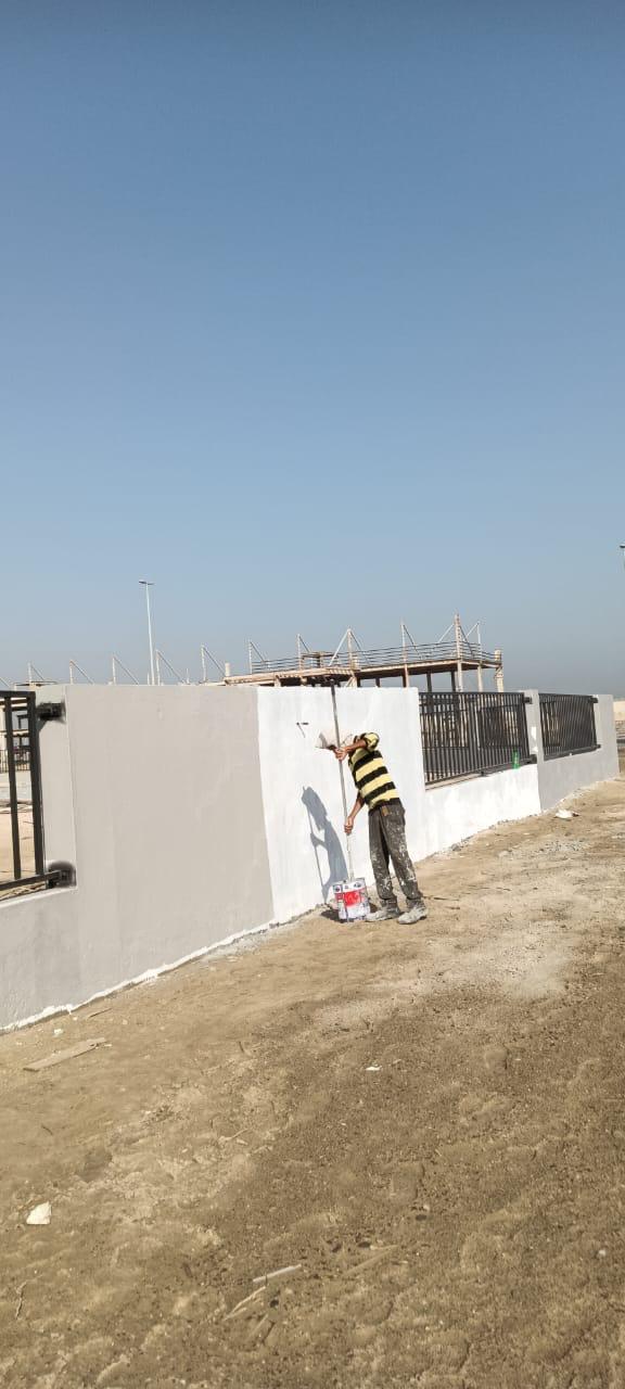 Boundary wall painting and finishing maintenance Abu Dhabi
