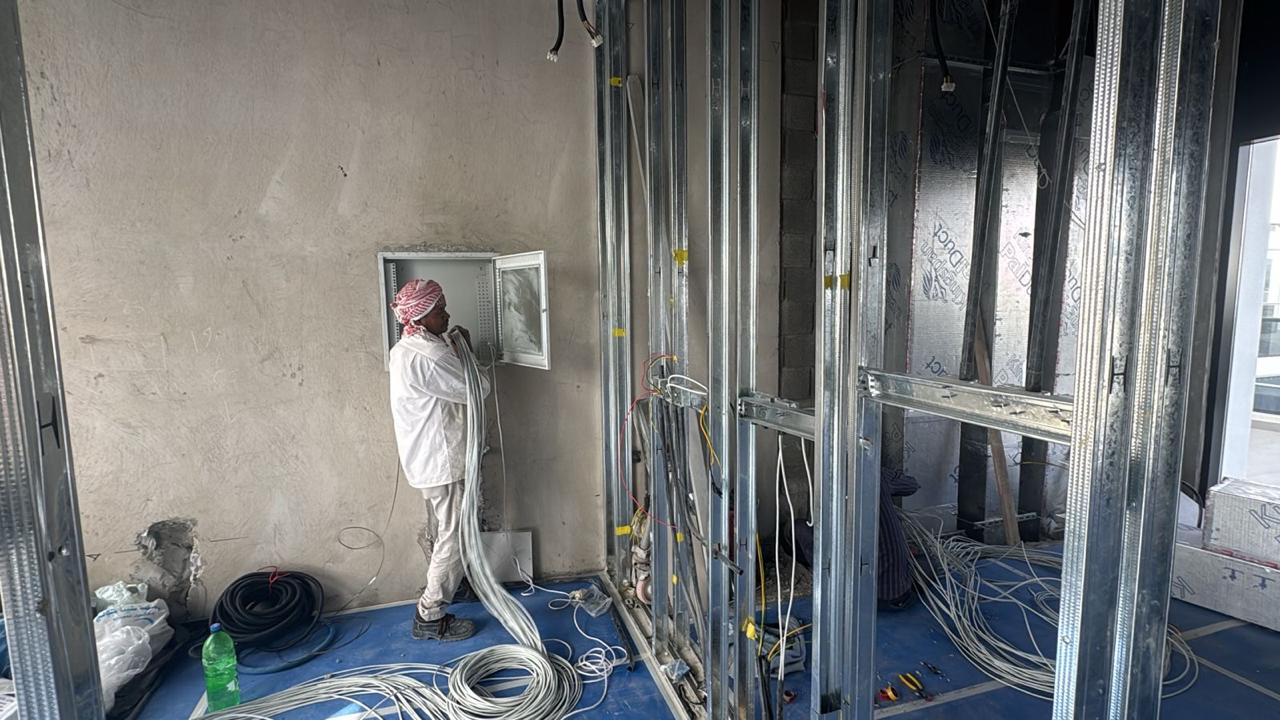 Electrical cable pulling and DB panel maintenance Abu Dhabi