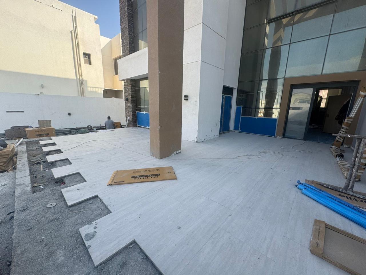Rooftop terrace finishing