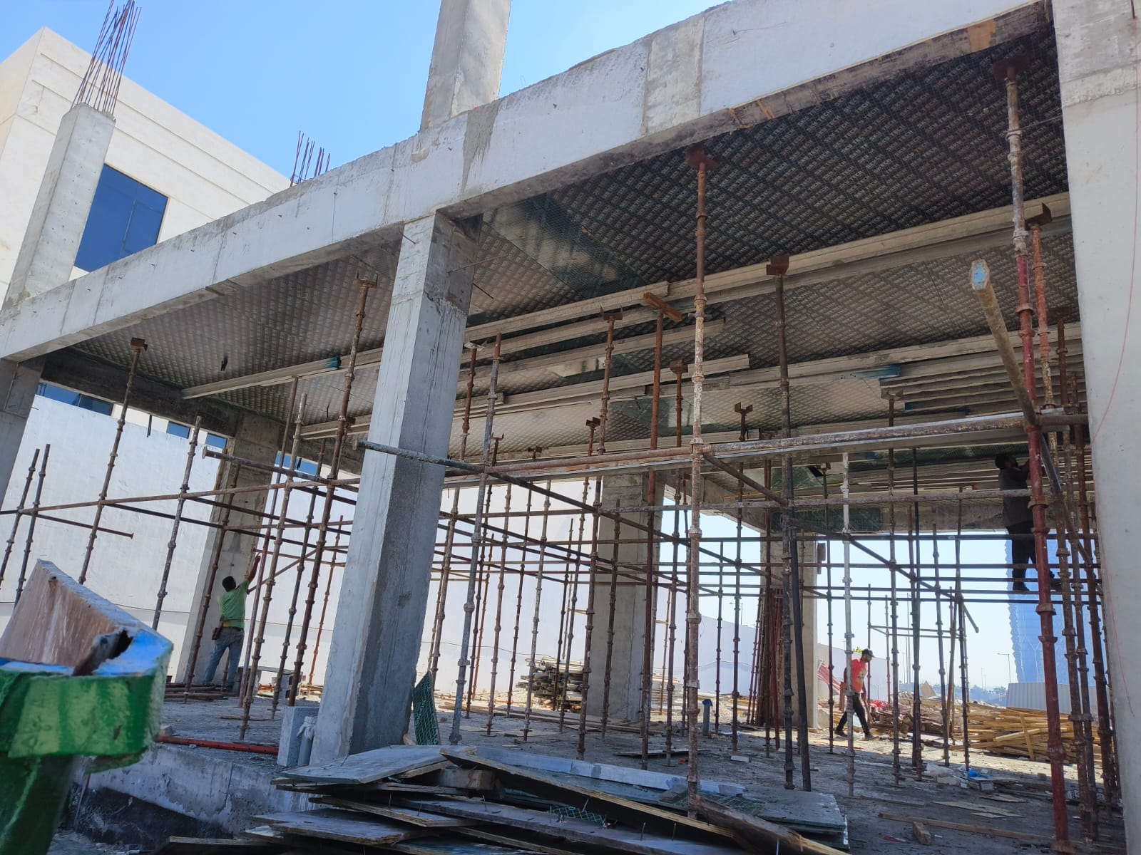 Slab shoring and formwork